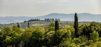 Scenic daytime landscape view near Izola, Slovenia